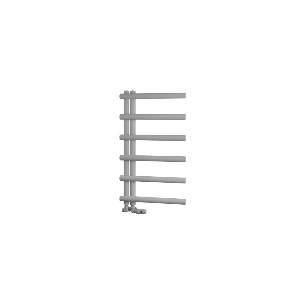 Marlow E-Style 850 x 500 Towel Rail Matt Grey