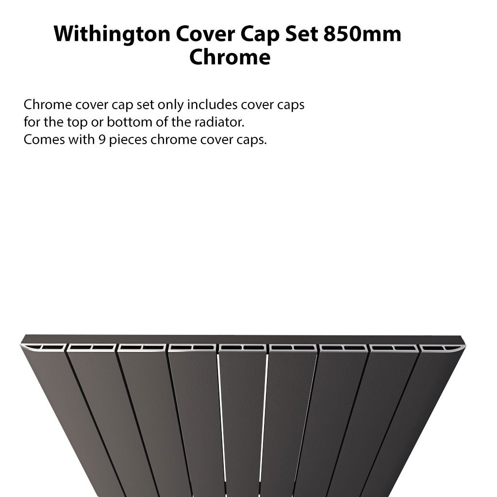 Withington Cover Cap Set 850mm Chrome