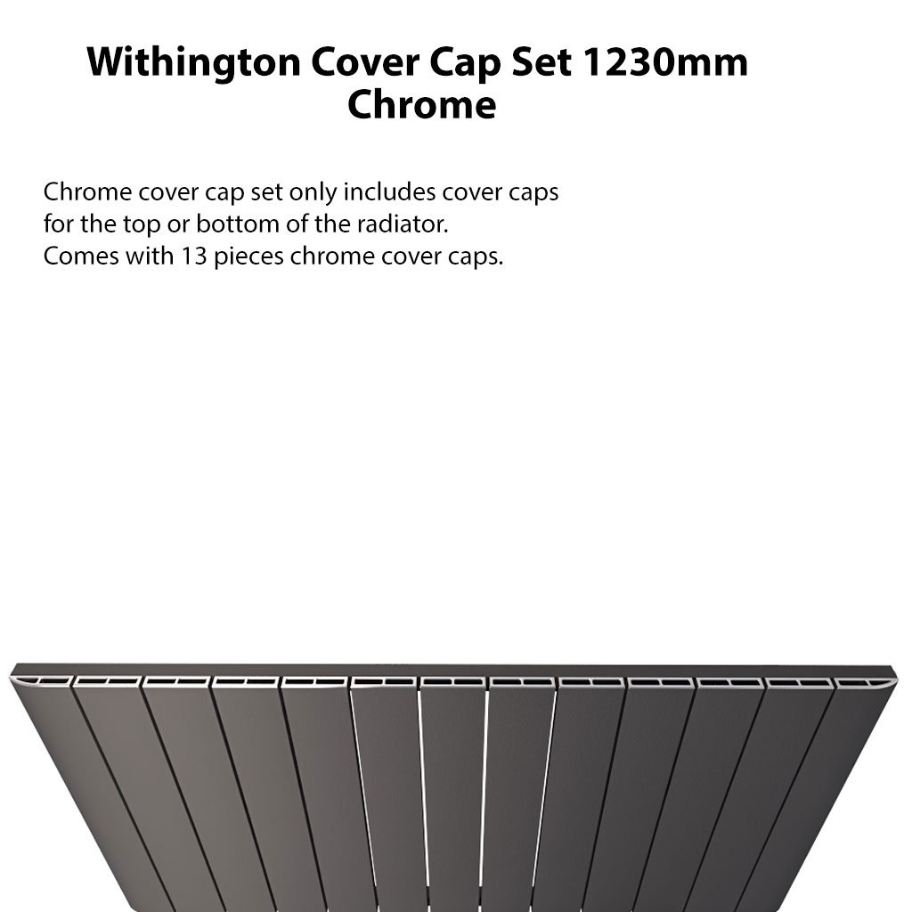 Withington Cover Cap Set 1230mm Chrome