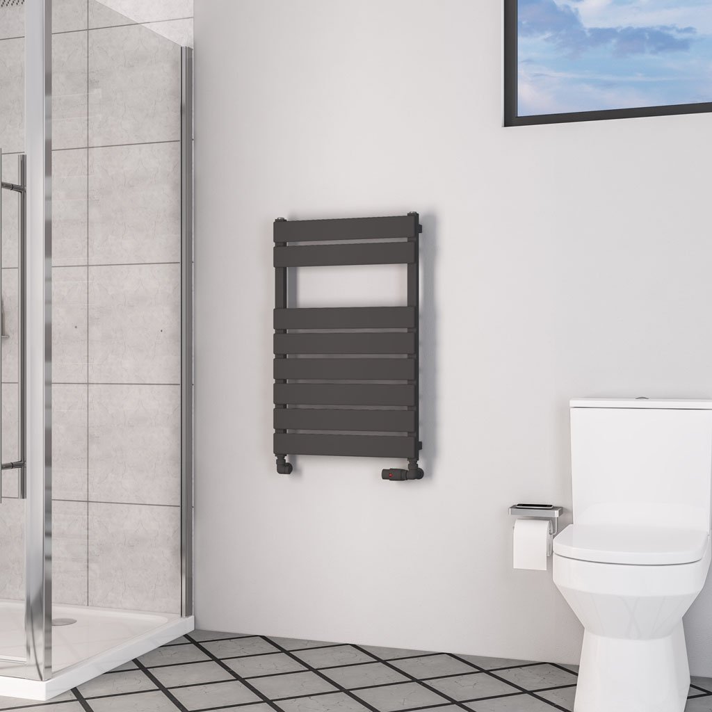 Deddington 800 x 500 Towel Rail Matt Anthracite