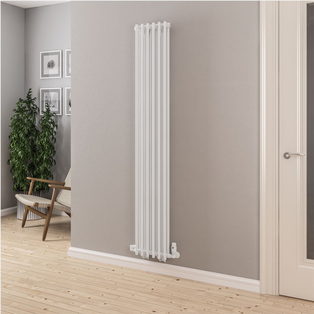 Murano 1800 x 310 Radiator Gloss White