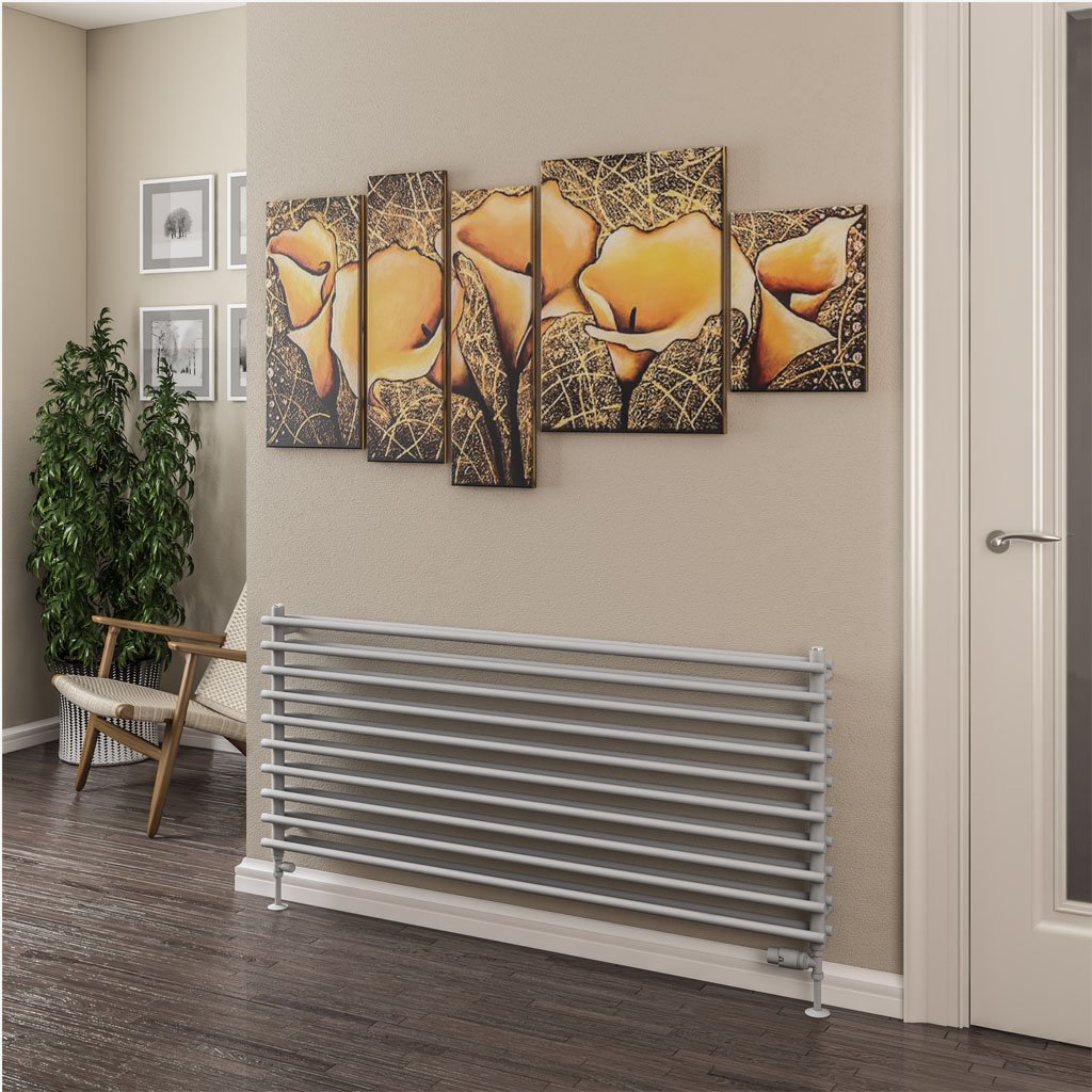 Murano 600 x 1400 Radiator Matt Grey