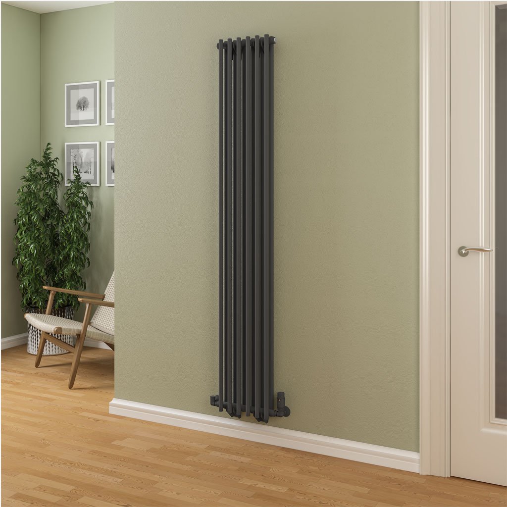 Murano 1800 x 310 Radiator Matt Anthracite