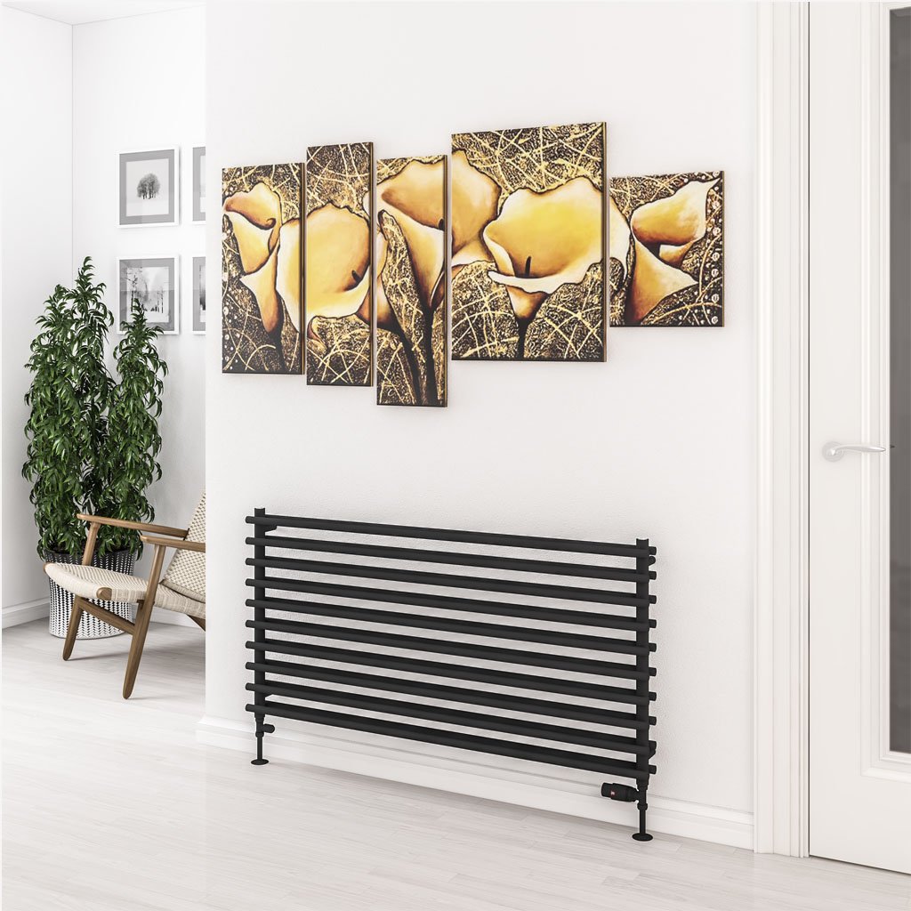 Murano 600 x 1200 Radiator Matt Black