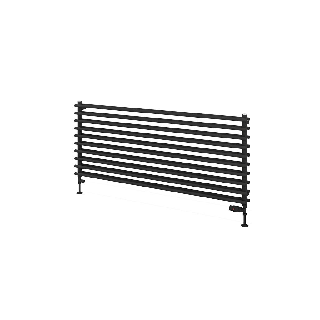 Murano 600 x 1400 Radiator Matt Black