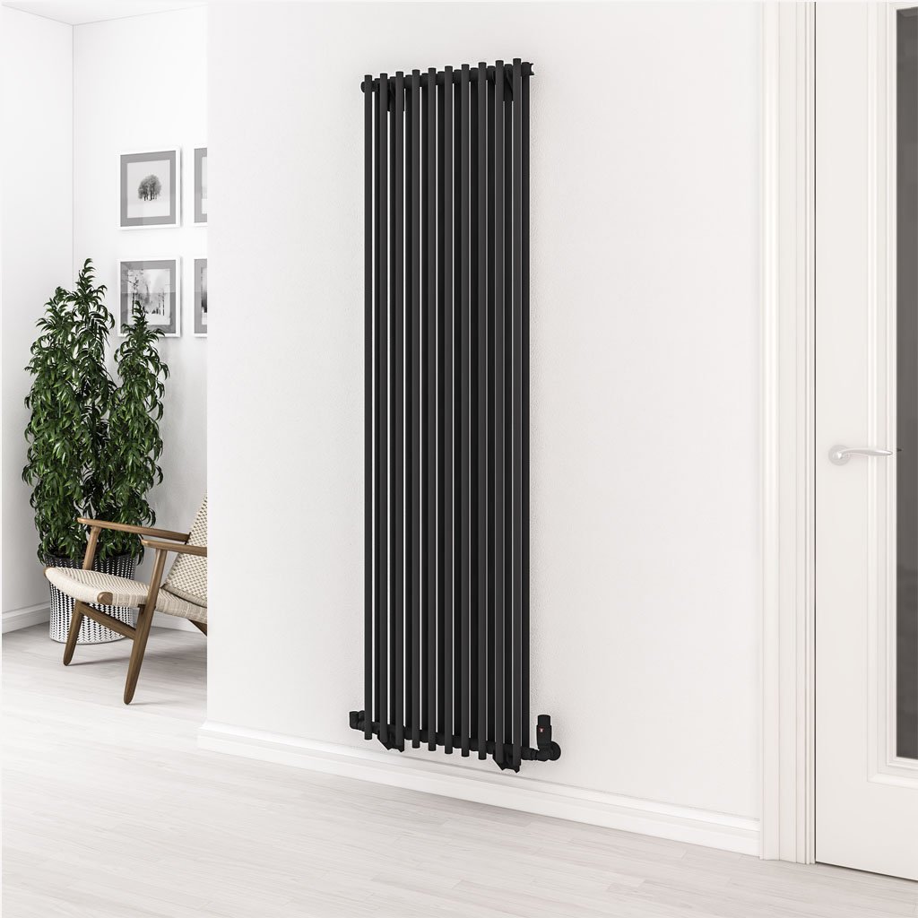 Murano 1800 x 510 Radiator Matt Black