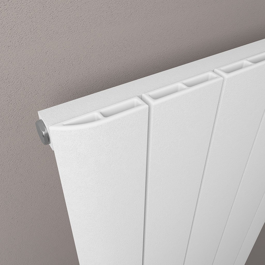 Withington 1200 x 280 Aluminium Radiator Matt White