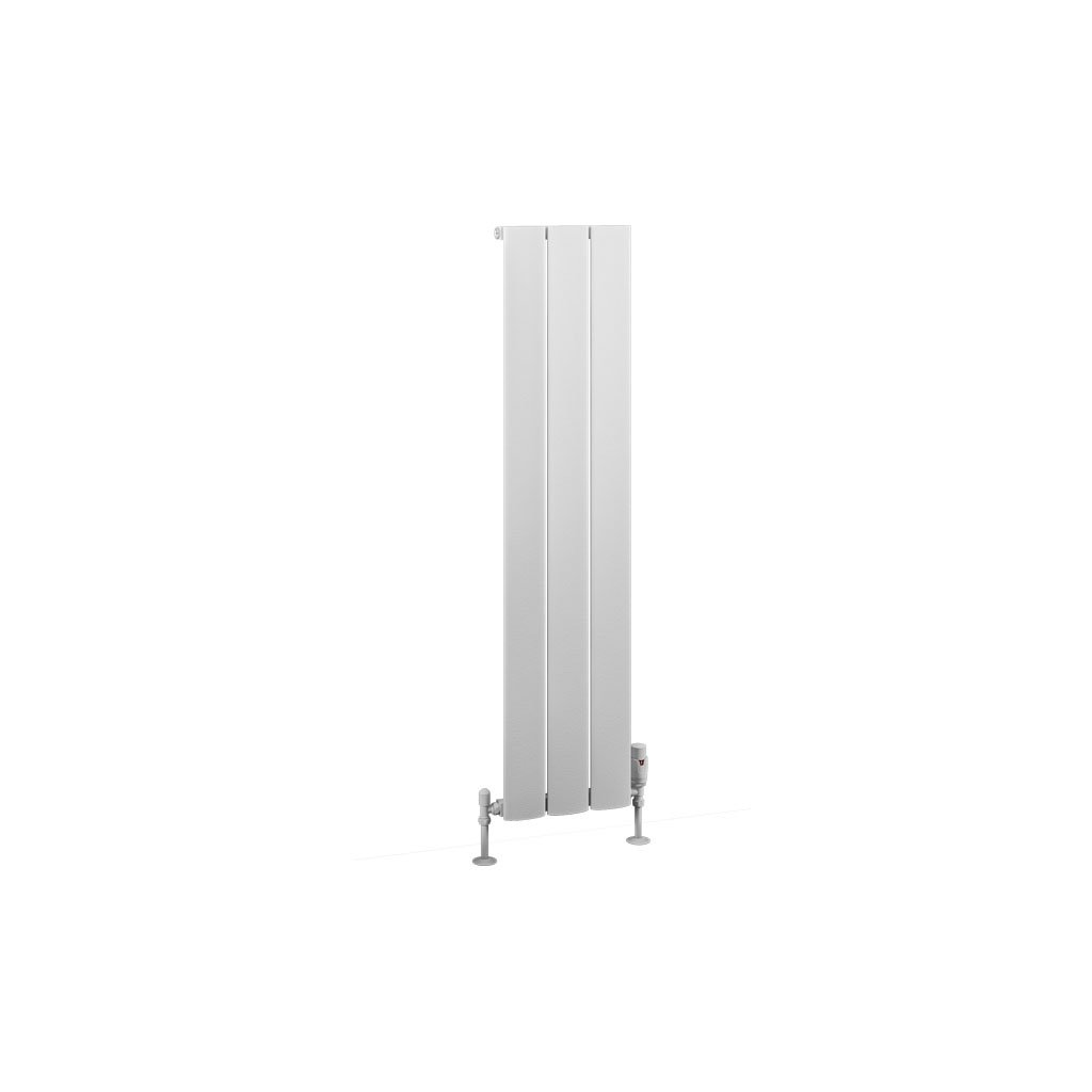 Malmesbury 1200 x 280 Aluminium Radiator Matt White