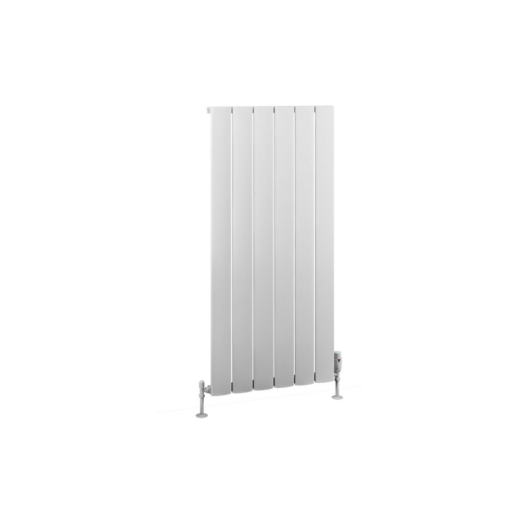 Malmesbury 1200 x 565 Aluminium Radiator Matt White