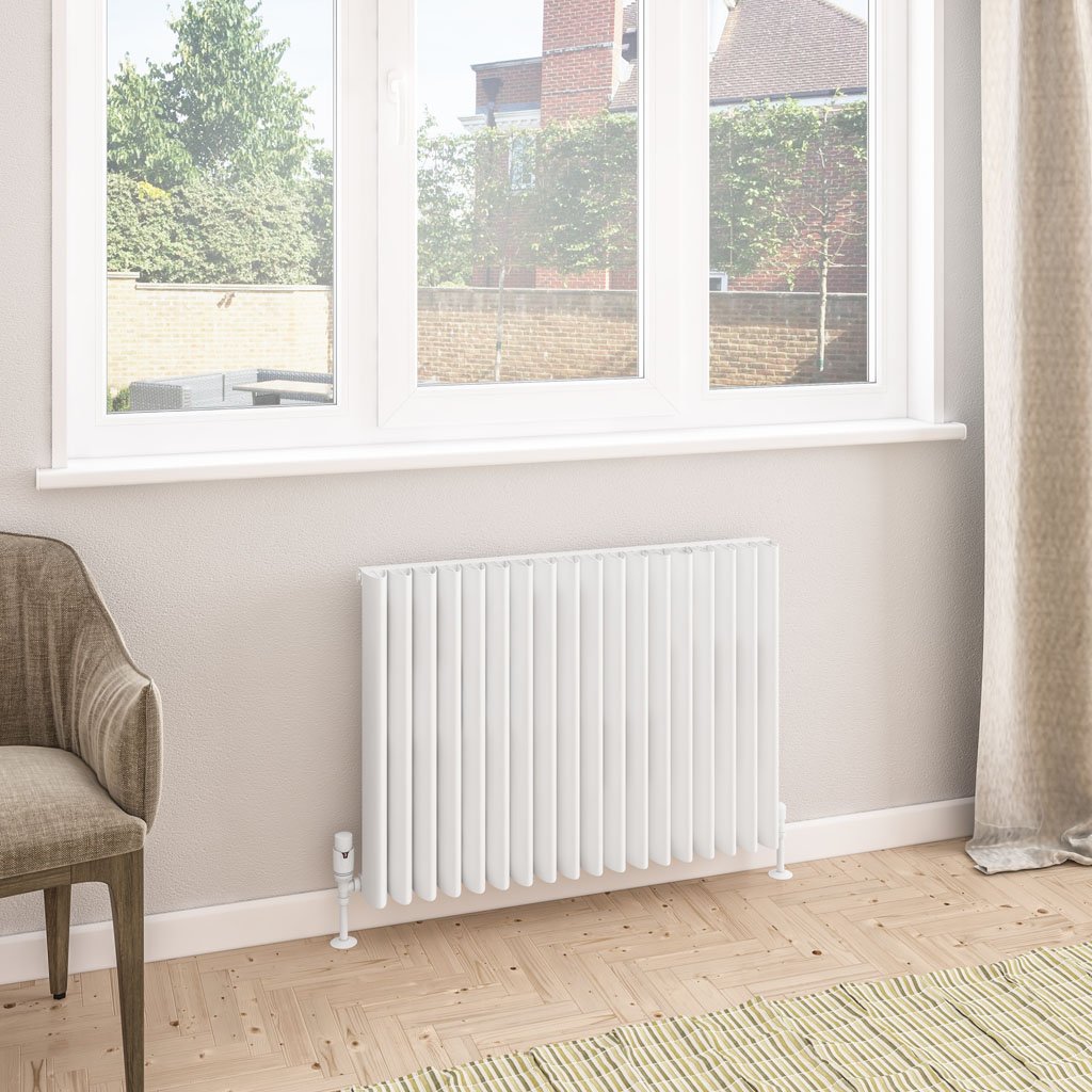 Witney 600 x 850 Aluminium Radiator Matt White