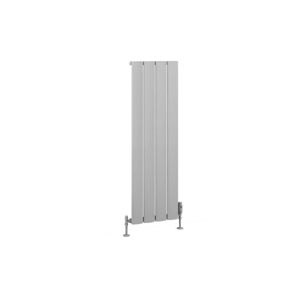 Malmesbury 1200 x 375 Aluminium Radiator Matt Grey