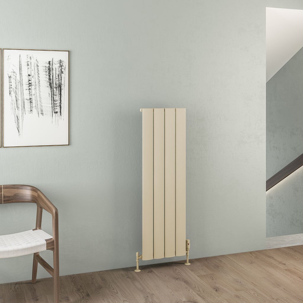 Malmesbury 1200 x 375 Aluminium Radiator Matt Cappuccino