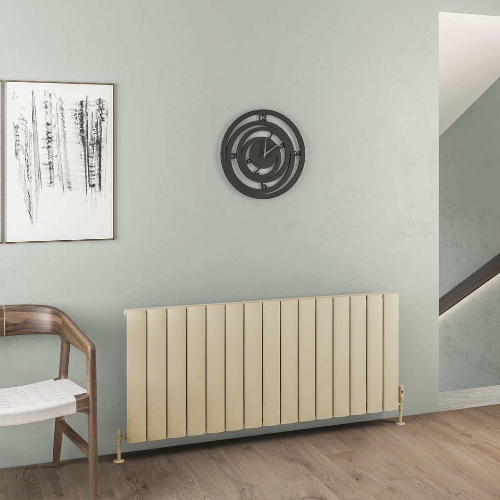 Malmesbury 600 x 1420 Aluminium Radiator Matt Cappuccino