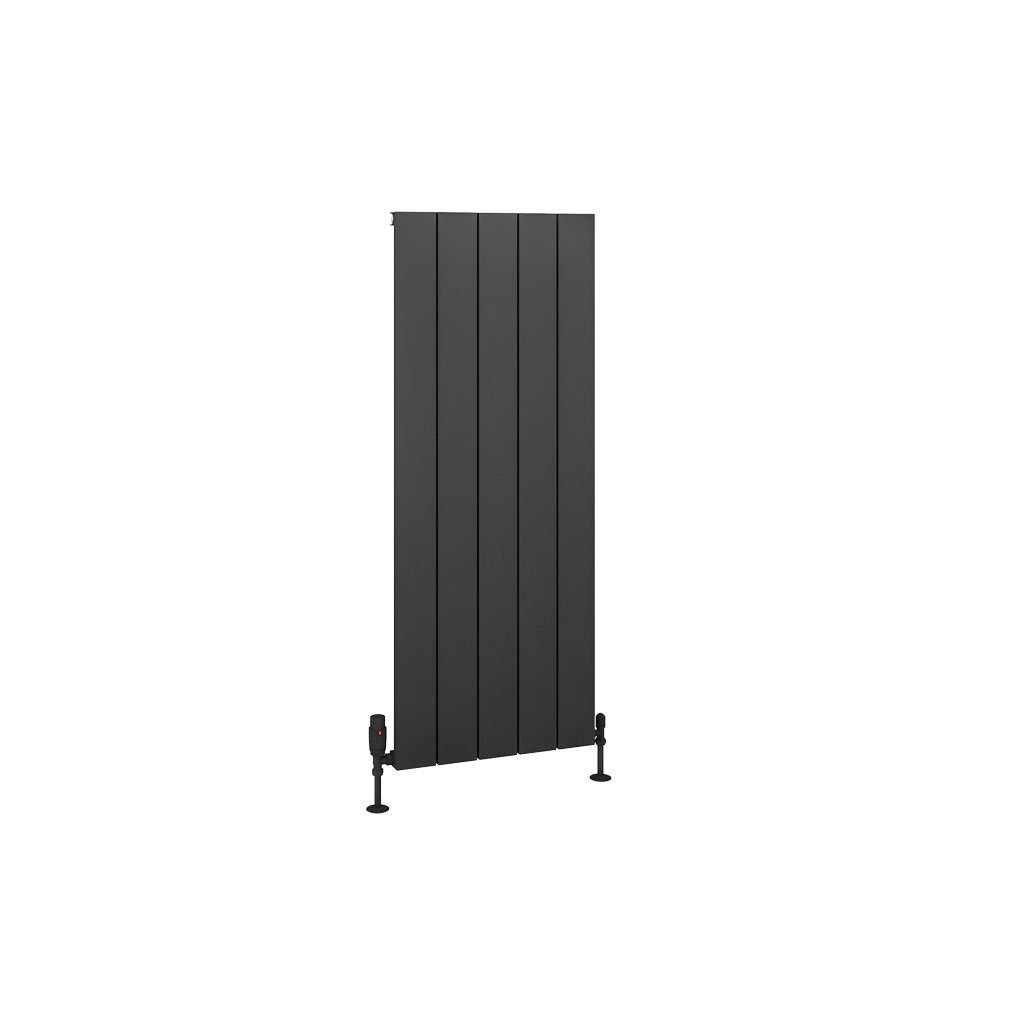 Charlton 1200 x 470 Aluminium Radiator Matt Anthracite