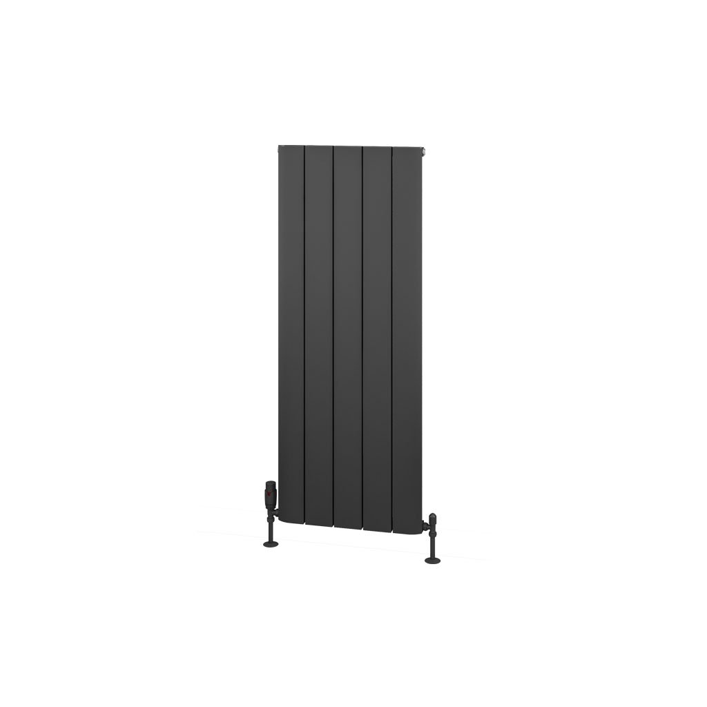 Withington 1200 x 470 Aluminium Radiator Matt Anthracite