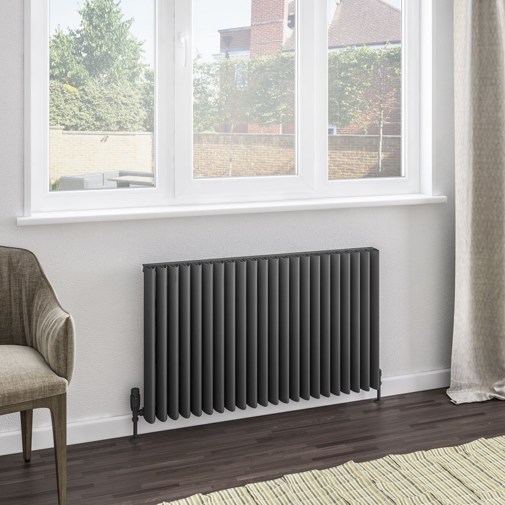 Witney 600 x 1040 Aluminium Radiator Matt Anthracite