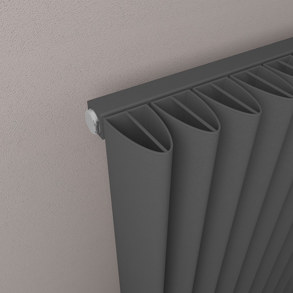 Witney 600 x 1040 Aluminium Radiator Matt Anthracite