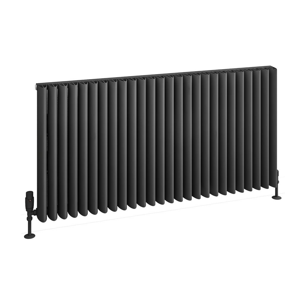 Witney 600 x 1230 Aluminium Radiator Matt Anthracite