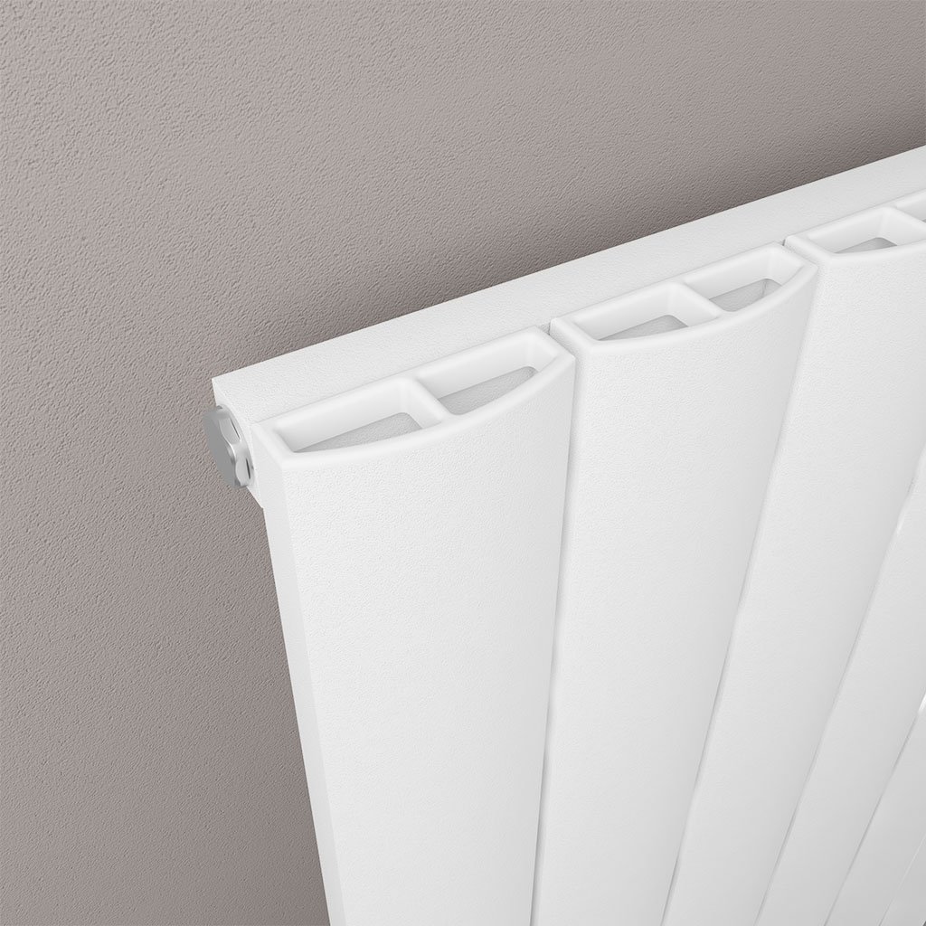 Tordino 600 x 470 Aluminium Radiator Matt White