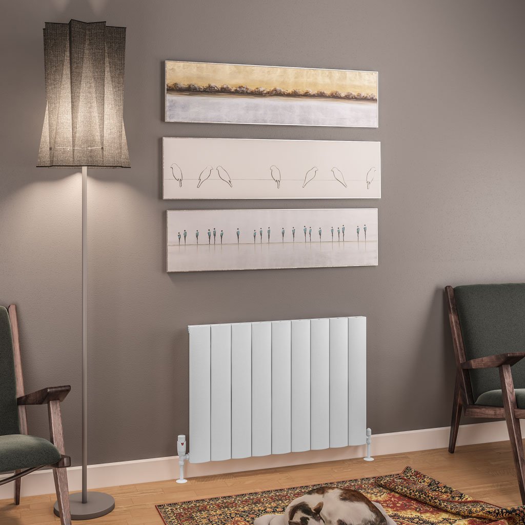 Tordino 600 x 850 Aluminium Radiator Matt White