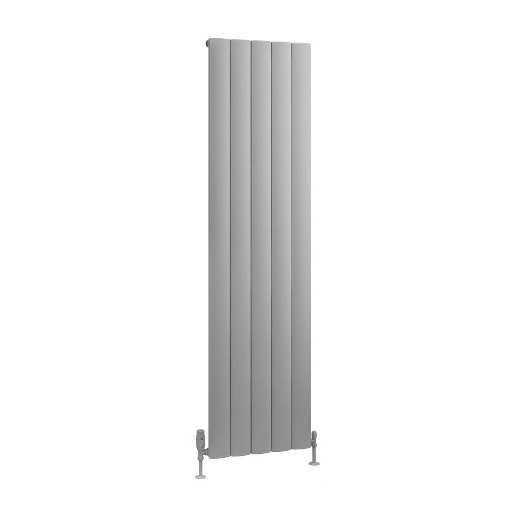 Tordino 1800 x 470 Aluminium Radiator Matt Grey