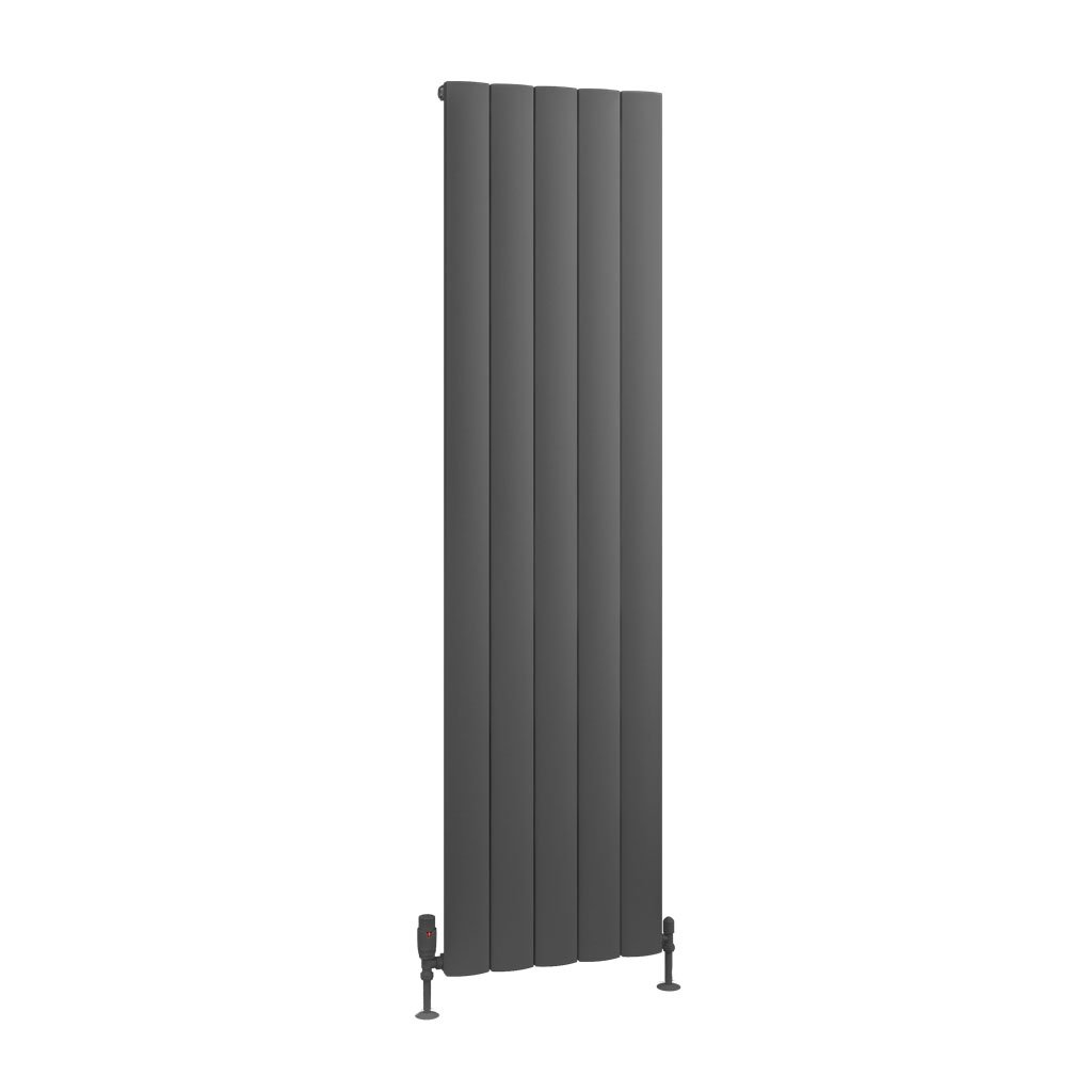 Tordino 1800 x 470 Aluminium Radiator Matt Anthracite