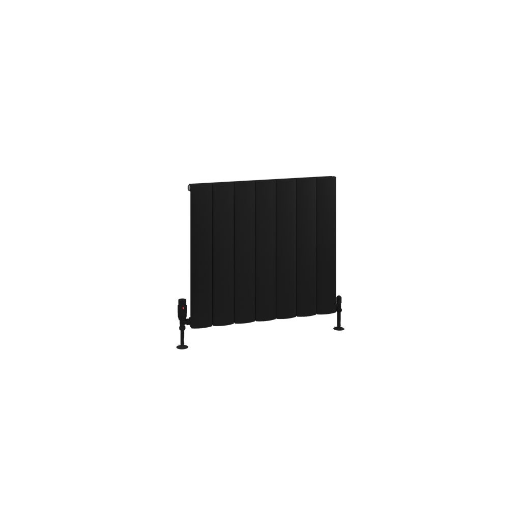 Tordino 600 x 660 Aluminium Radiator Matt Black