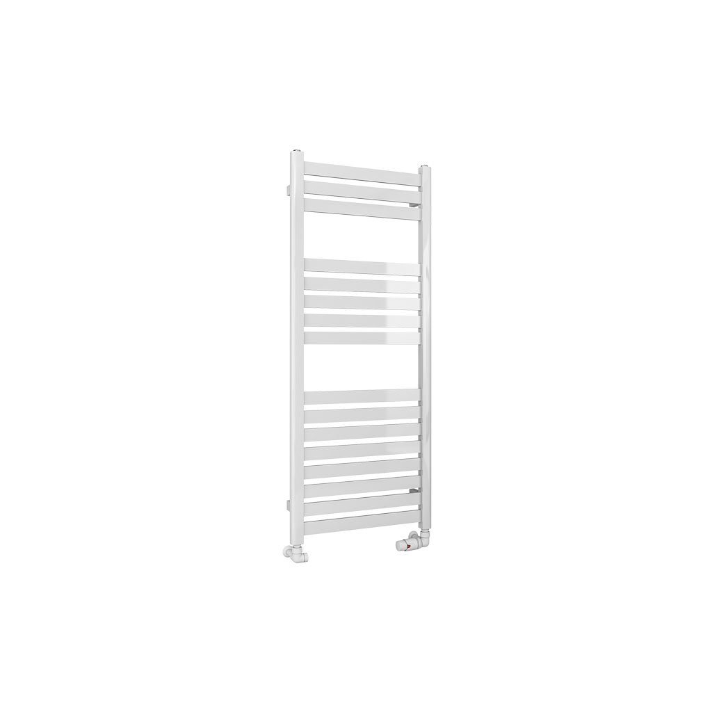 Defford 1200 x 500mm Towel Rail Gloss White