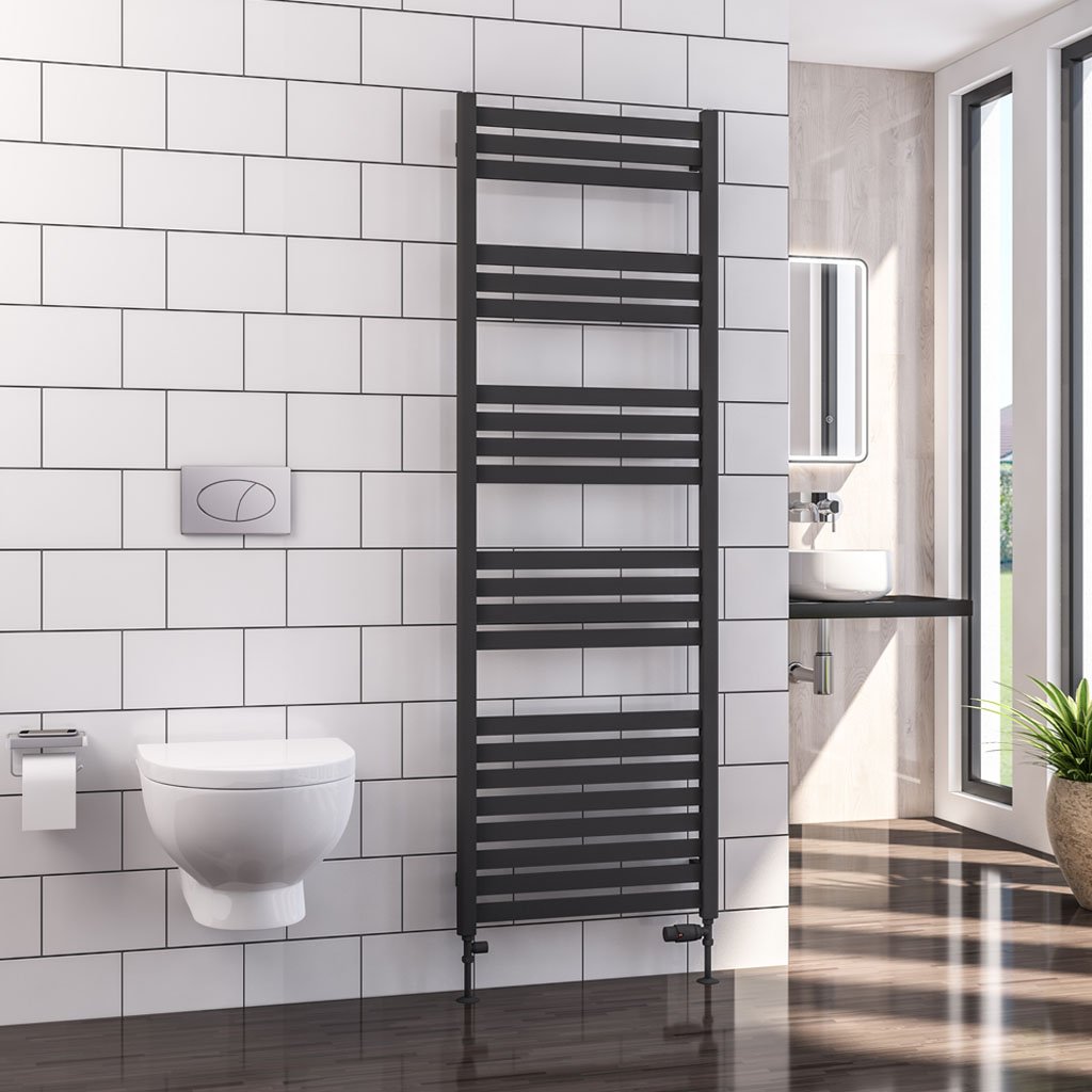 Defford 1800 x 600mm Towel Rail Matt Anthracite