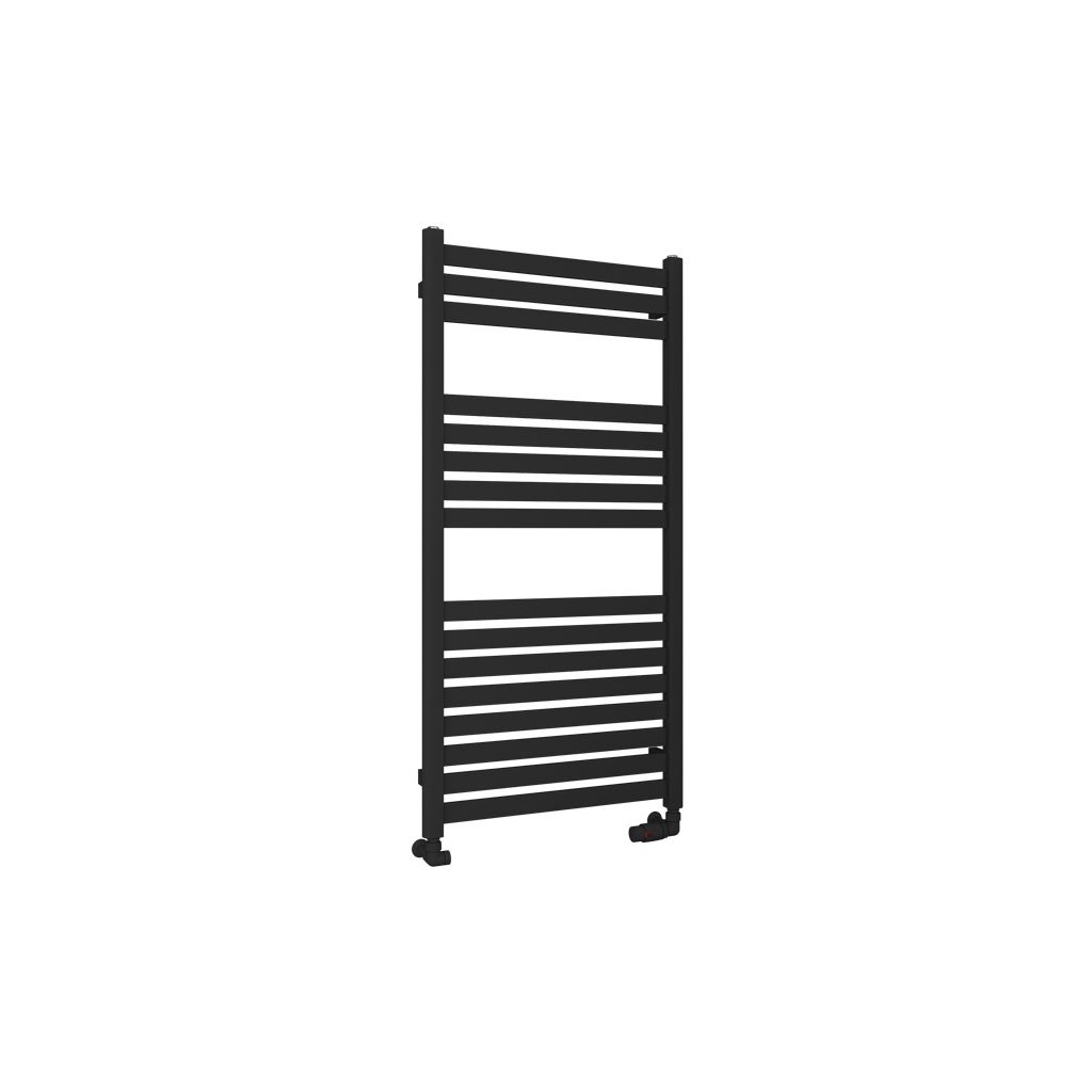 Defford 1200 x 600mm Towel Rail Matt Black