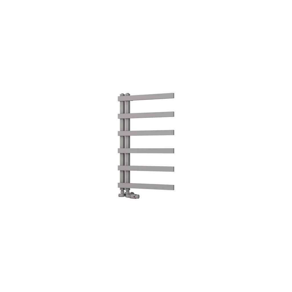 Platani 800 x 500mm Towel Rail Matt Grey