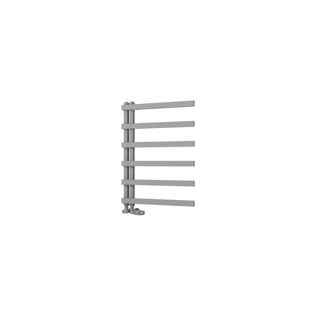 Platani 800 x 600mm Towel Rail Matt Grey