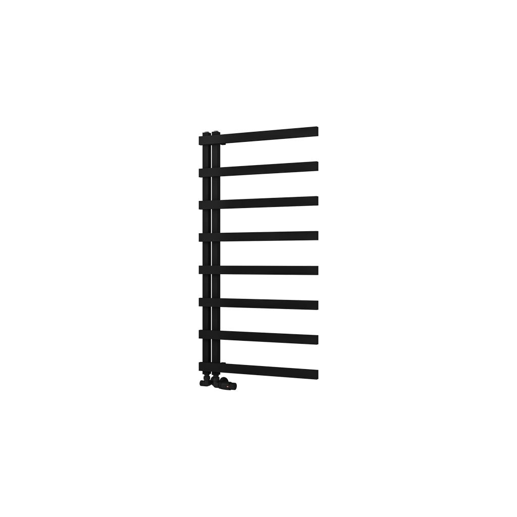 Platani 1150 x 600mm Towel Rail Matt Black