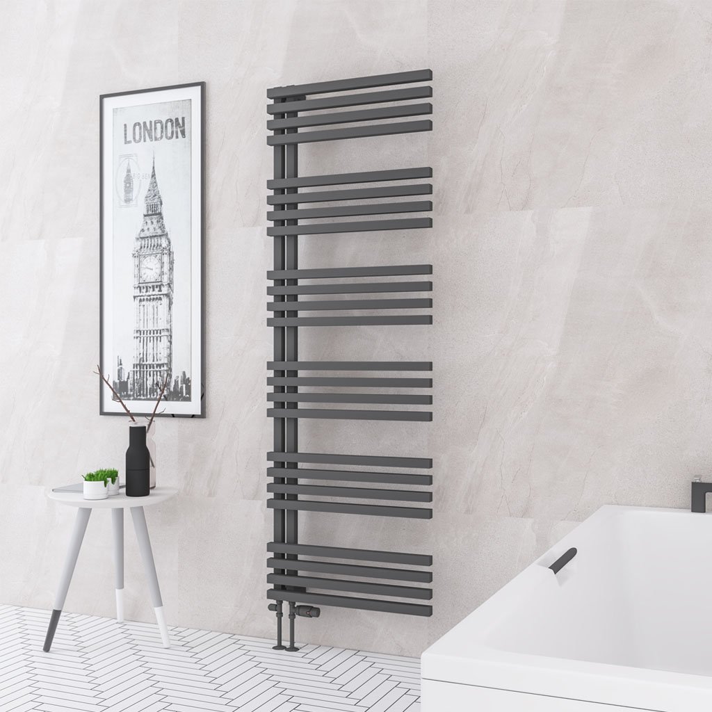 Reinbach 1800 x 600mm Towel Rail Matt Anthracite