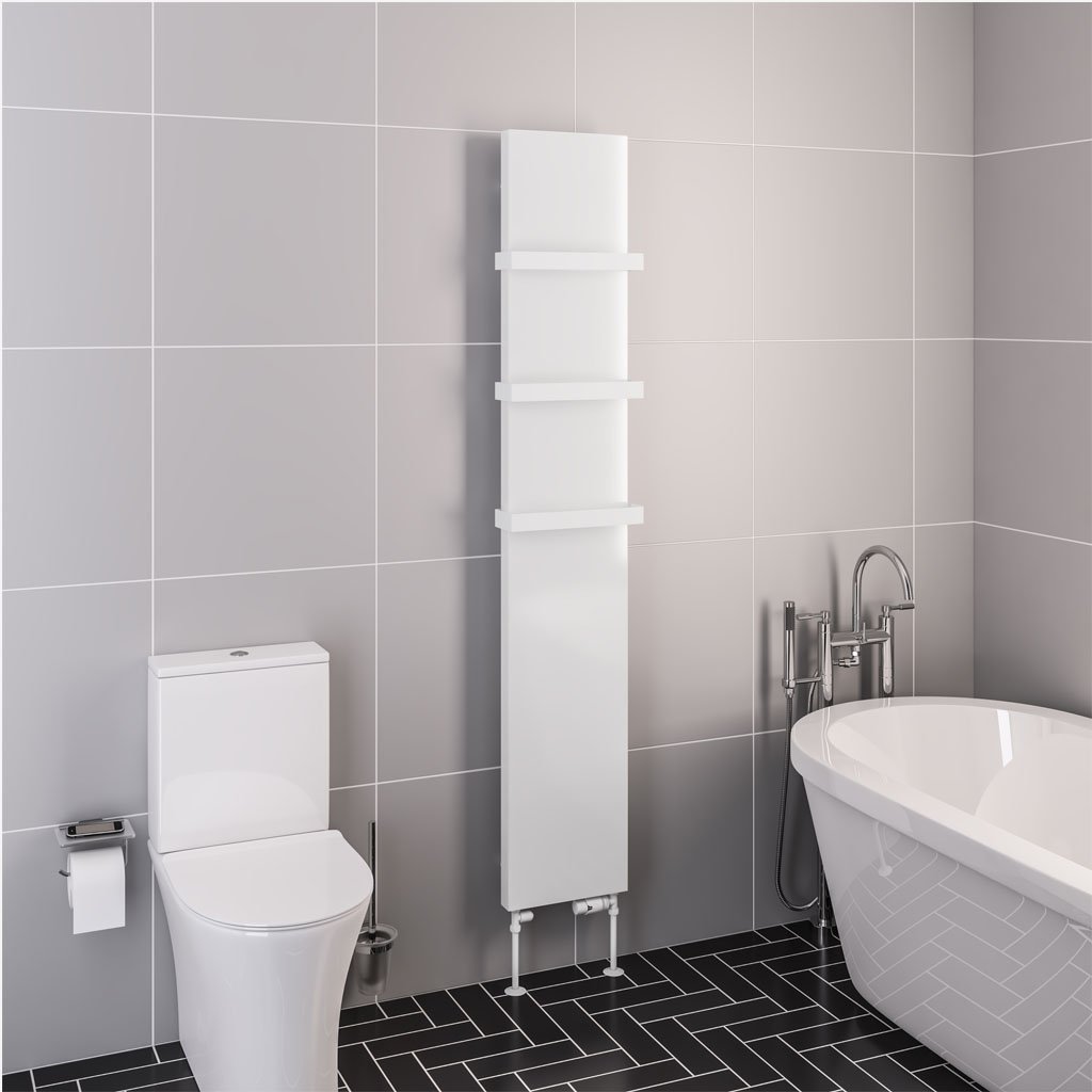 Wingrave 1800 x 310 Flat Panel Radiator Gloss White