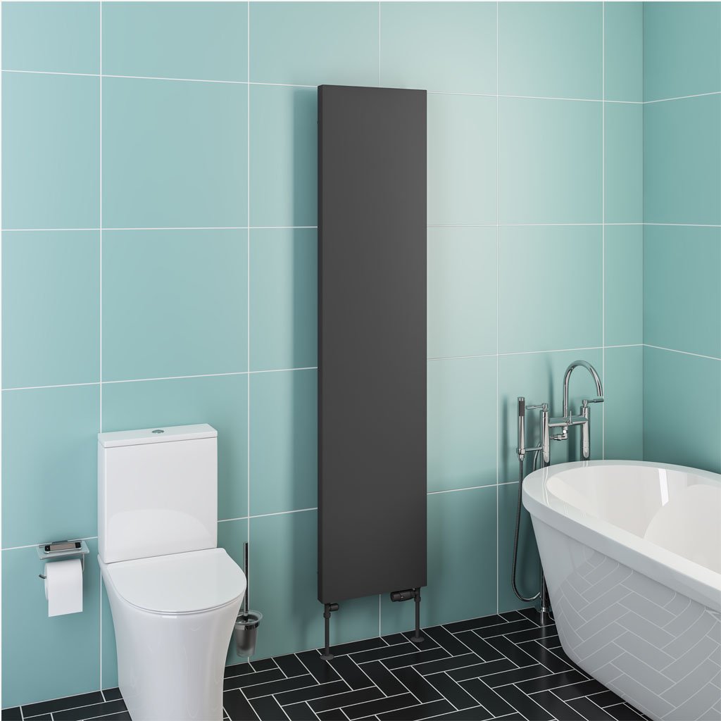 Wingrave 1800 x 410 Flat Panel Radiator Matt Anthracite