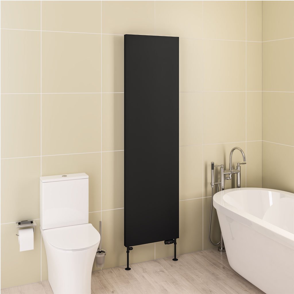 Wingrave 1800 x 510 Flat Panel Radiator Matt Black