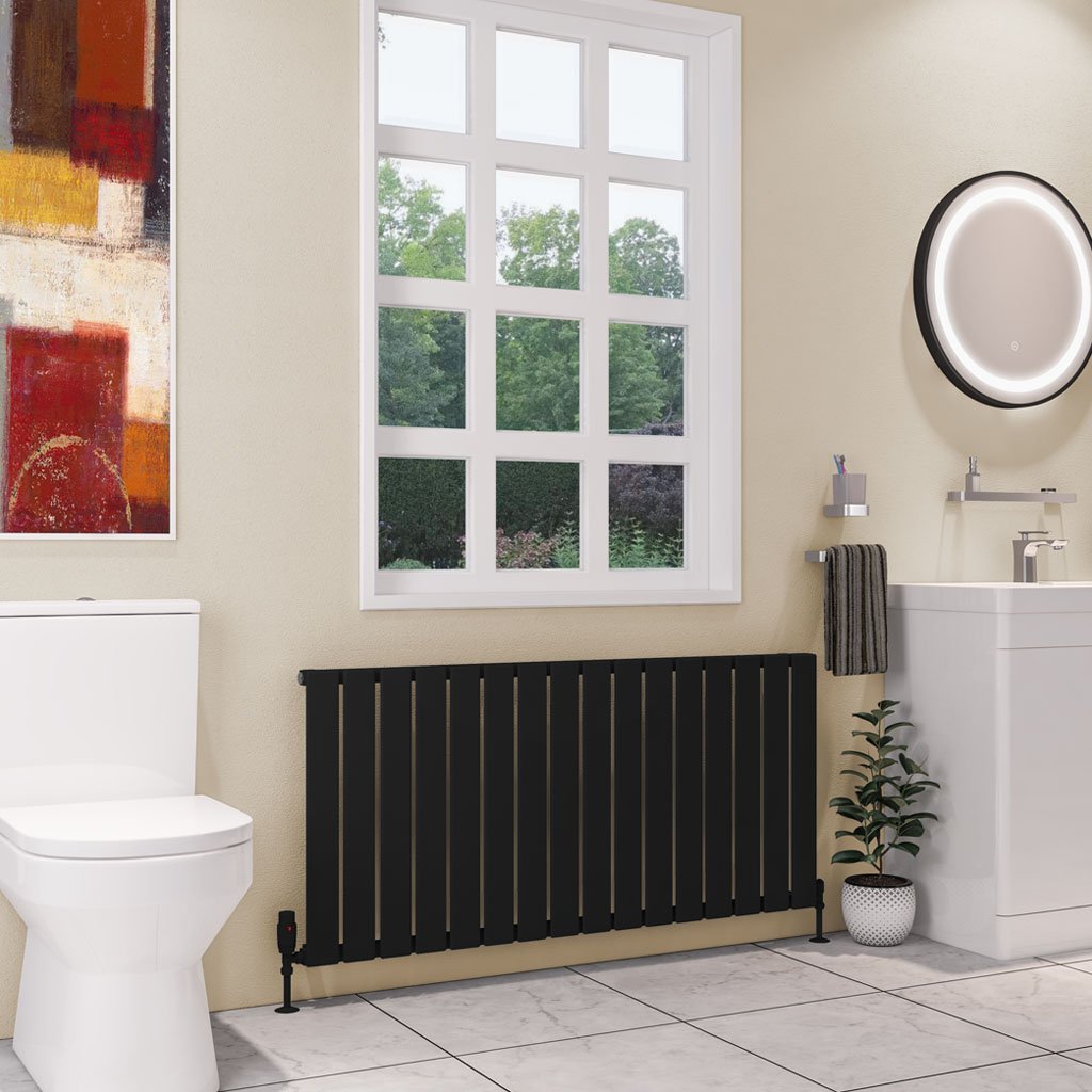 Deddington 600 x 1270 Radiator Matt Black