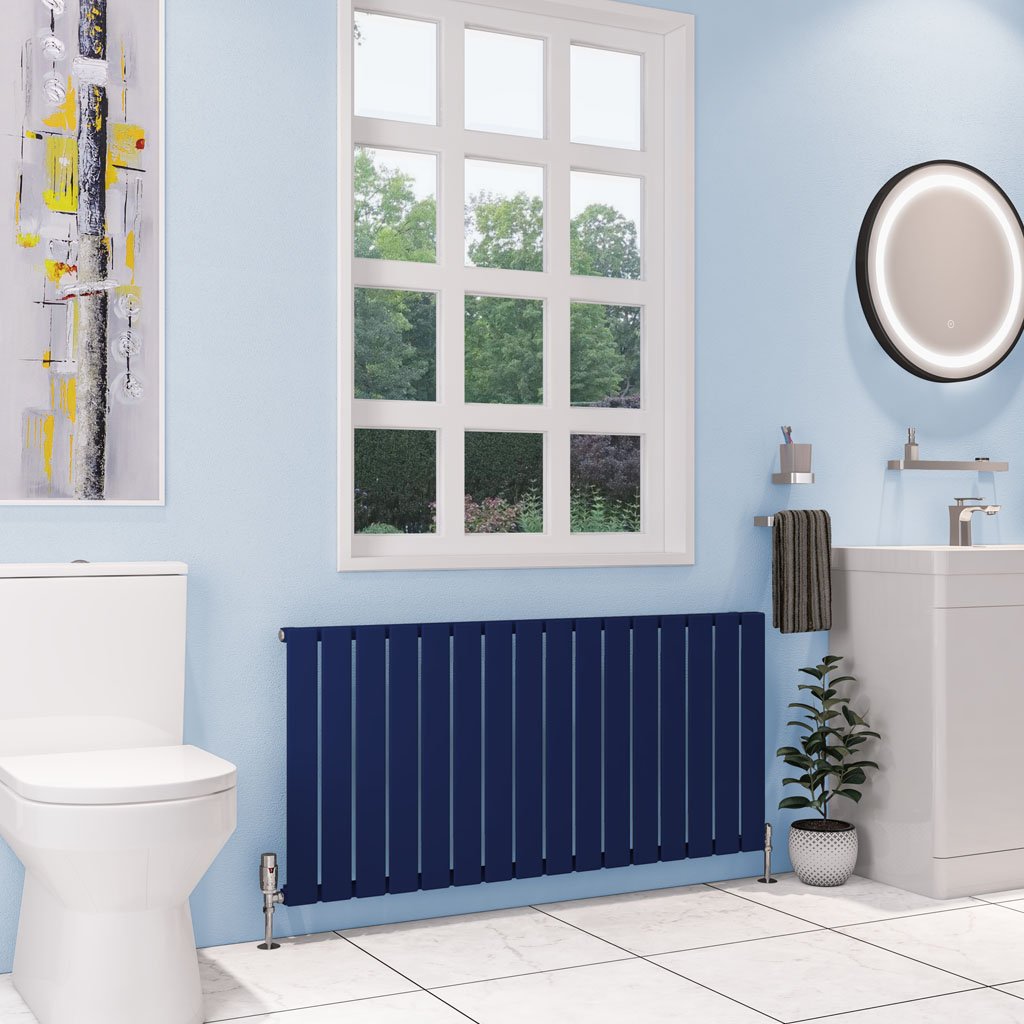 Deddington 600 x 1270 Radiator Matt Cobalt Blue