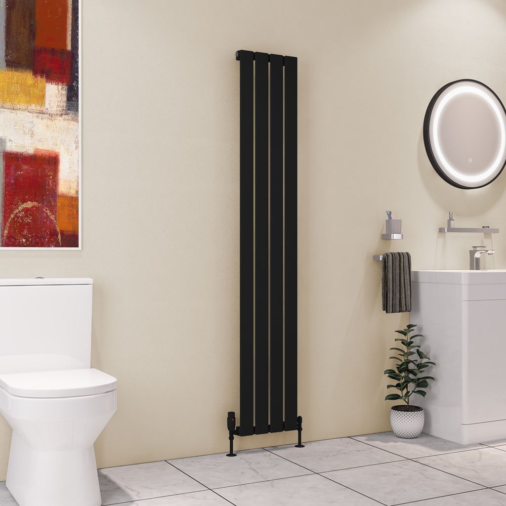 Deddington 1800 x 310 Radiator Matt Black