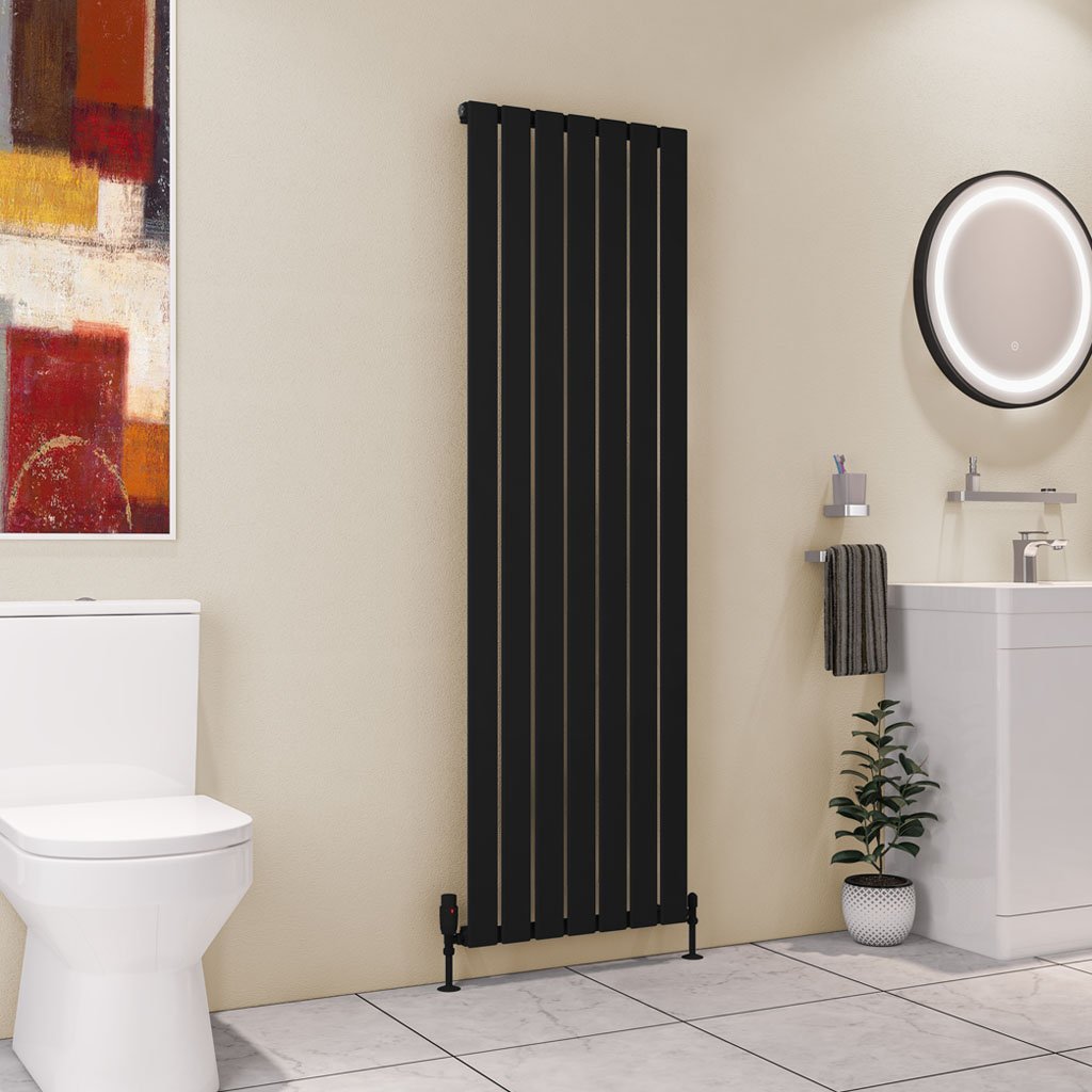 Deddington 1800 x 550 Radiator Matt Black