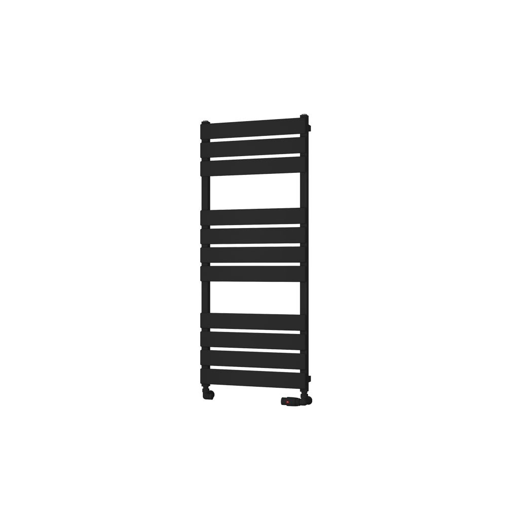 Deddington 1200 x 500 Towel Rail Matt Black