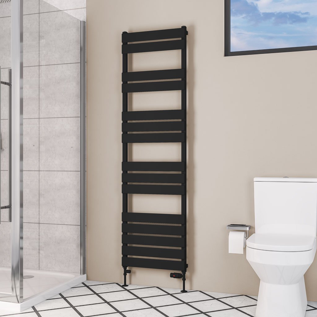 Deddington 1800 x 500 Towel Rail Matt Black