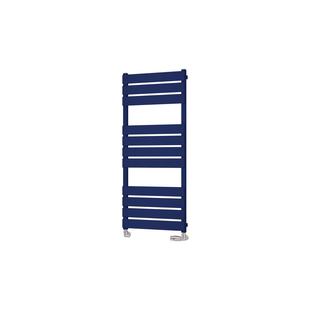 Deddington 1200 x 500 Towel Rail Matt Cobalt Blue