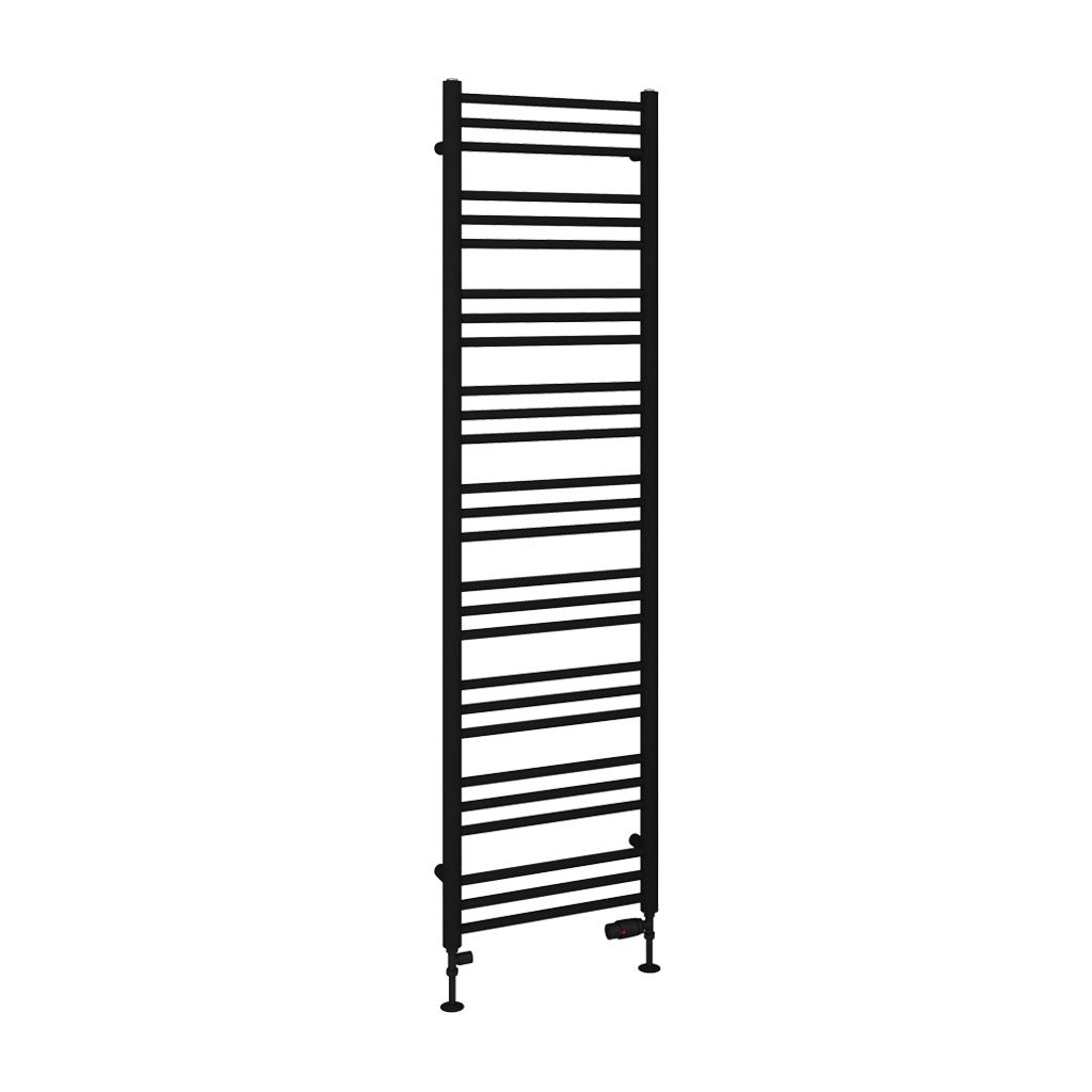 Corinium Round 1800 x 500 Towel Rail Matt Black