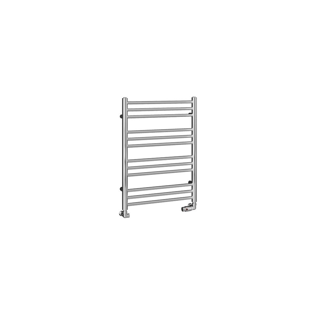 Corinium Round 800 x 600 Towel Rail Chrome