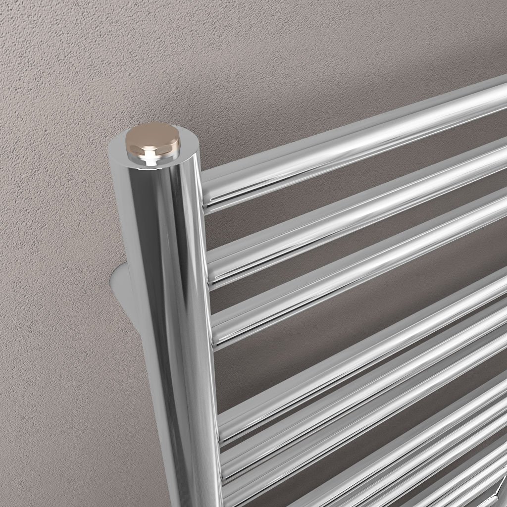 Corinium Round 800 x 600 Towel Rail Chrome