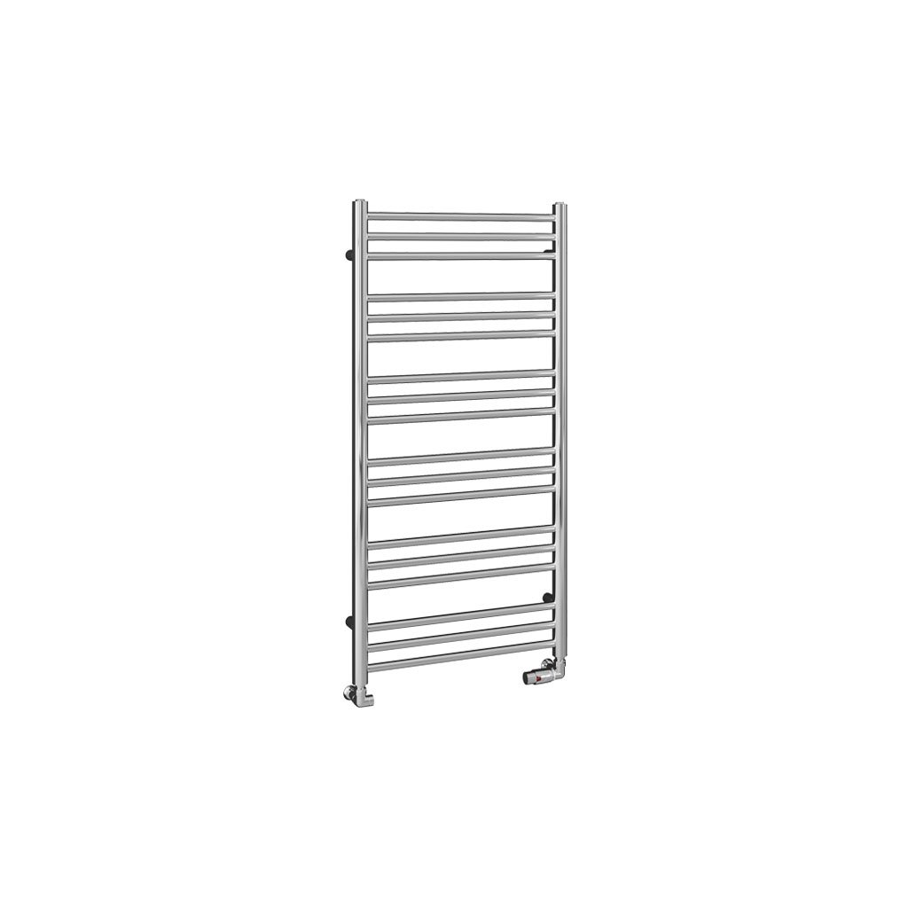 Corinium Round 1200 x 600 Towel Rail Chrome