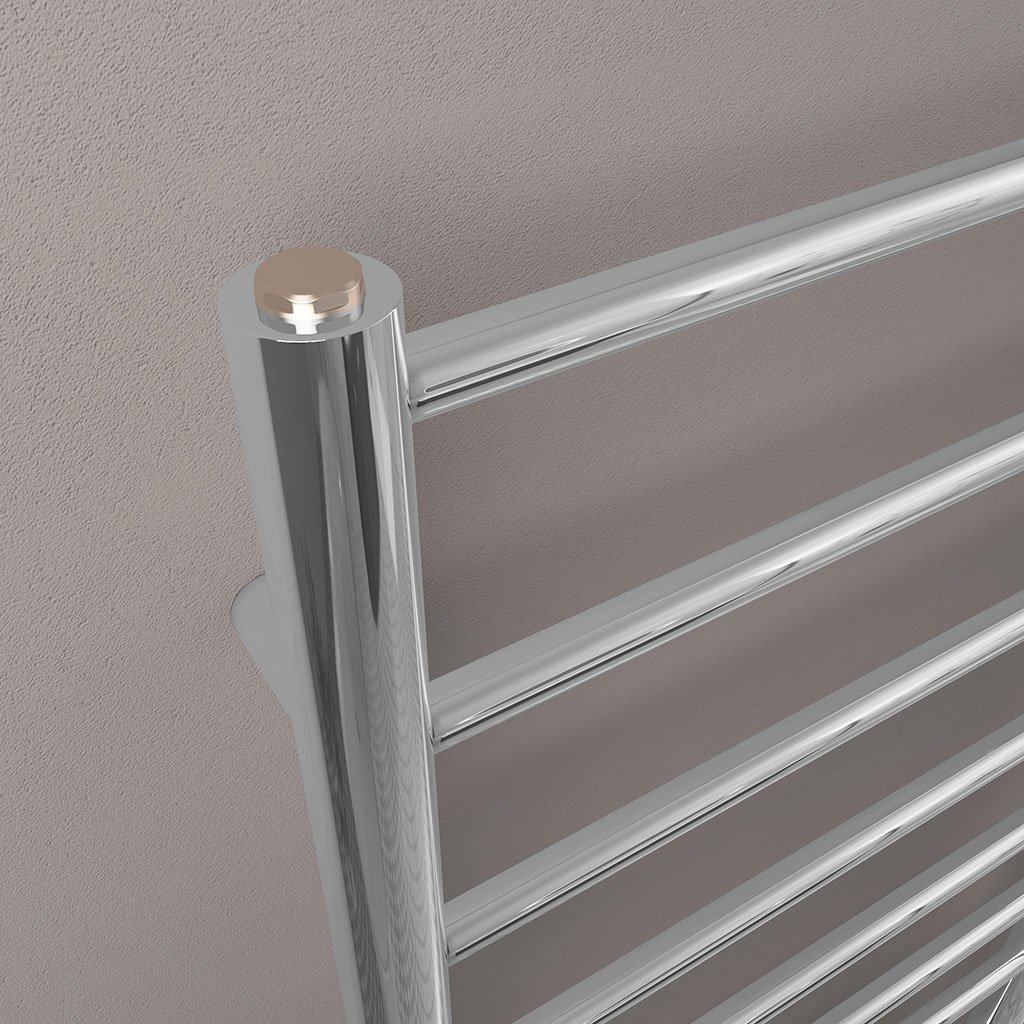 Tuscan Round 800 x 600 Towel Rail Chrome