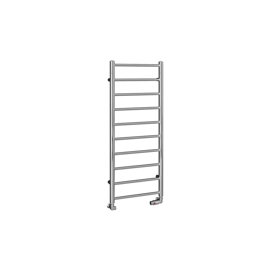 Tuscan Round 1200 x 500 Towel Rail Chrome